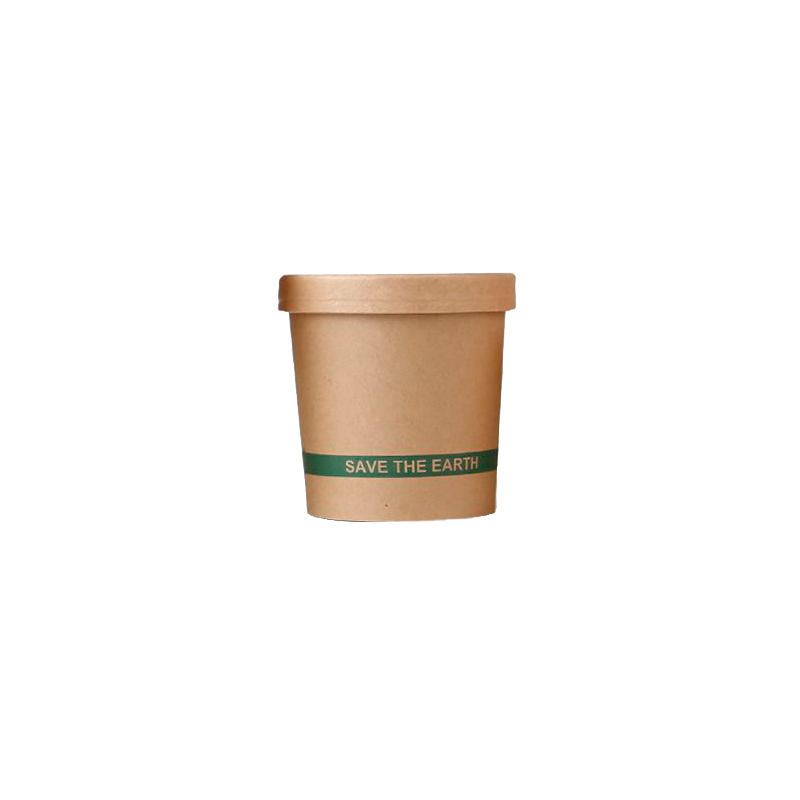Vaso de cartón kraft para café 4 oz.